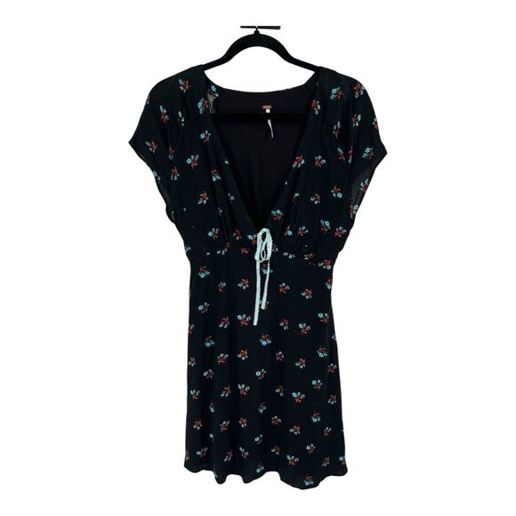 Free People Dress Everyone's favorite minidress black size Small S - Picture 2 of 9